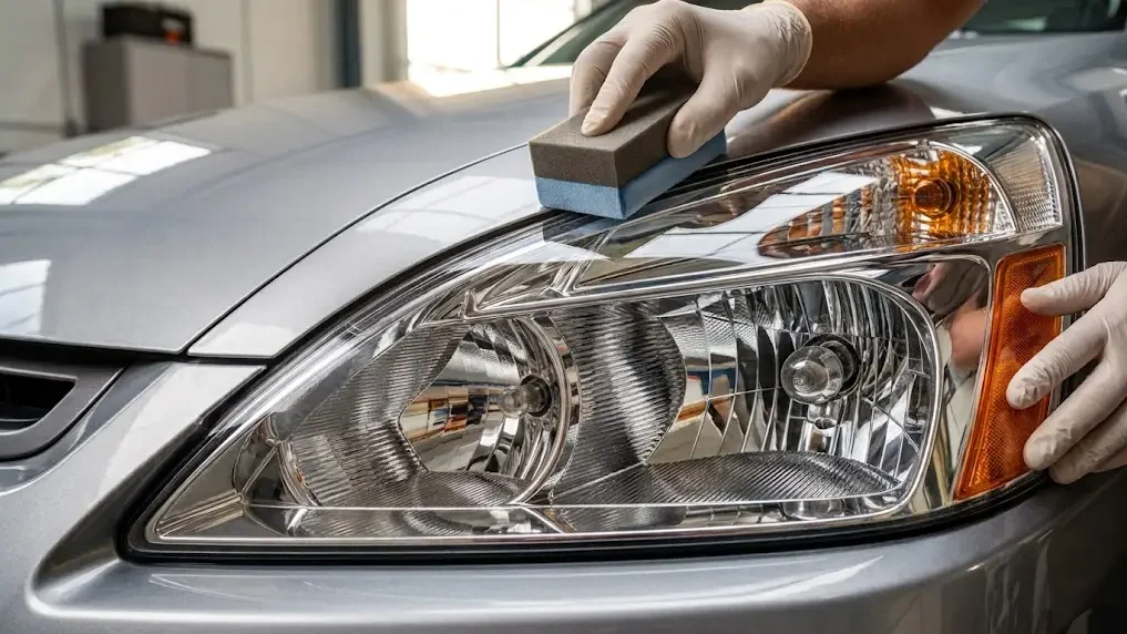 Professional headlight restoration Brick NJ for improving cloudy, yellowed vehicle headlights
