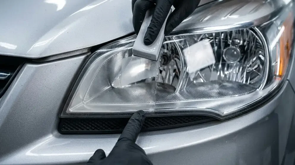 Headlight oxidation NJ from UV rays, road salt, and weather exposure