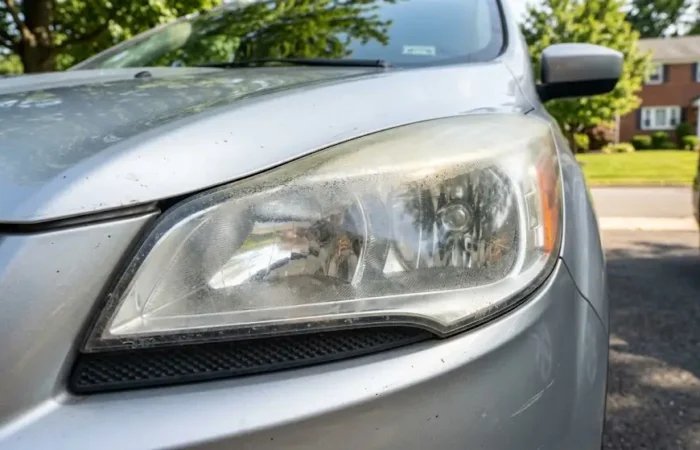 Headlight oxidation NJ causing cloudy and yellow vehicle headlights