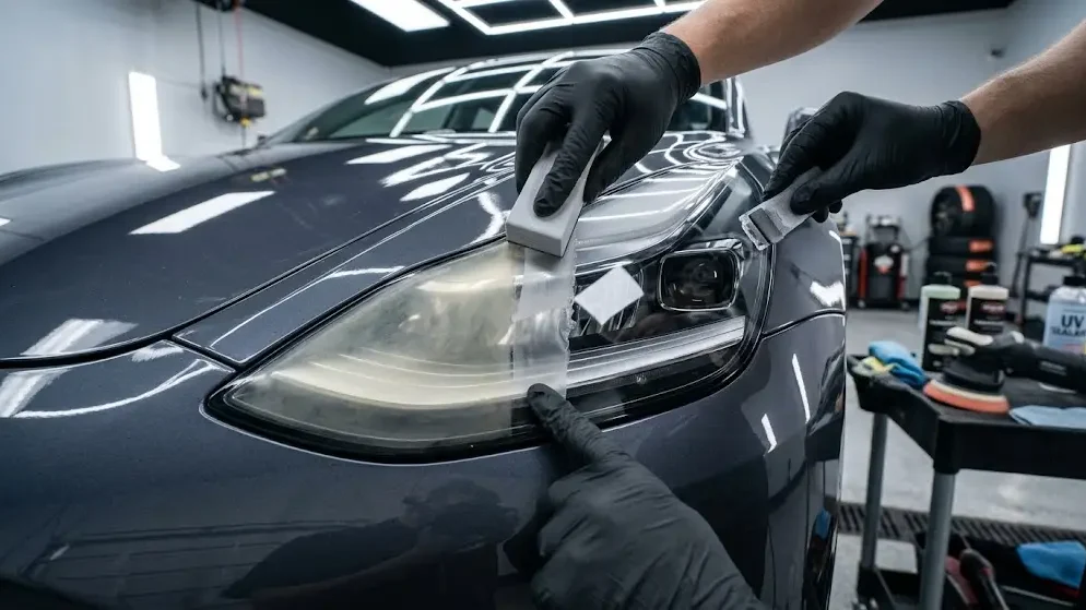 Headlight oxidation NJ restoration for clear headlights in Brick Township