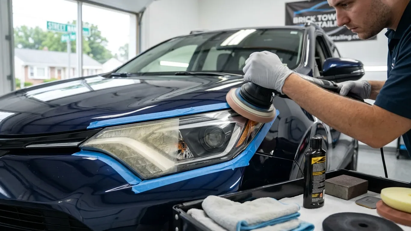 1. Professional Headlight Restoration Brick Township NJ for oxidized lenses
